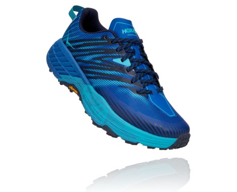 Sapatilhas Hoka One One Speedgoat 4 Portugal - Sapatilhas Trail Homem Azuis - AWDMPT-236